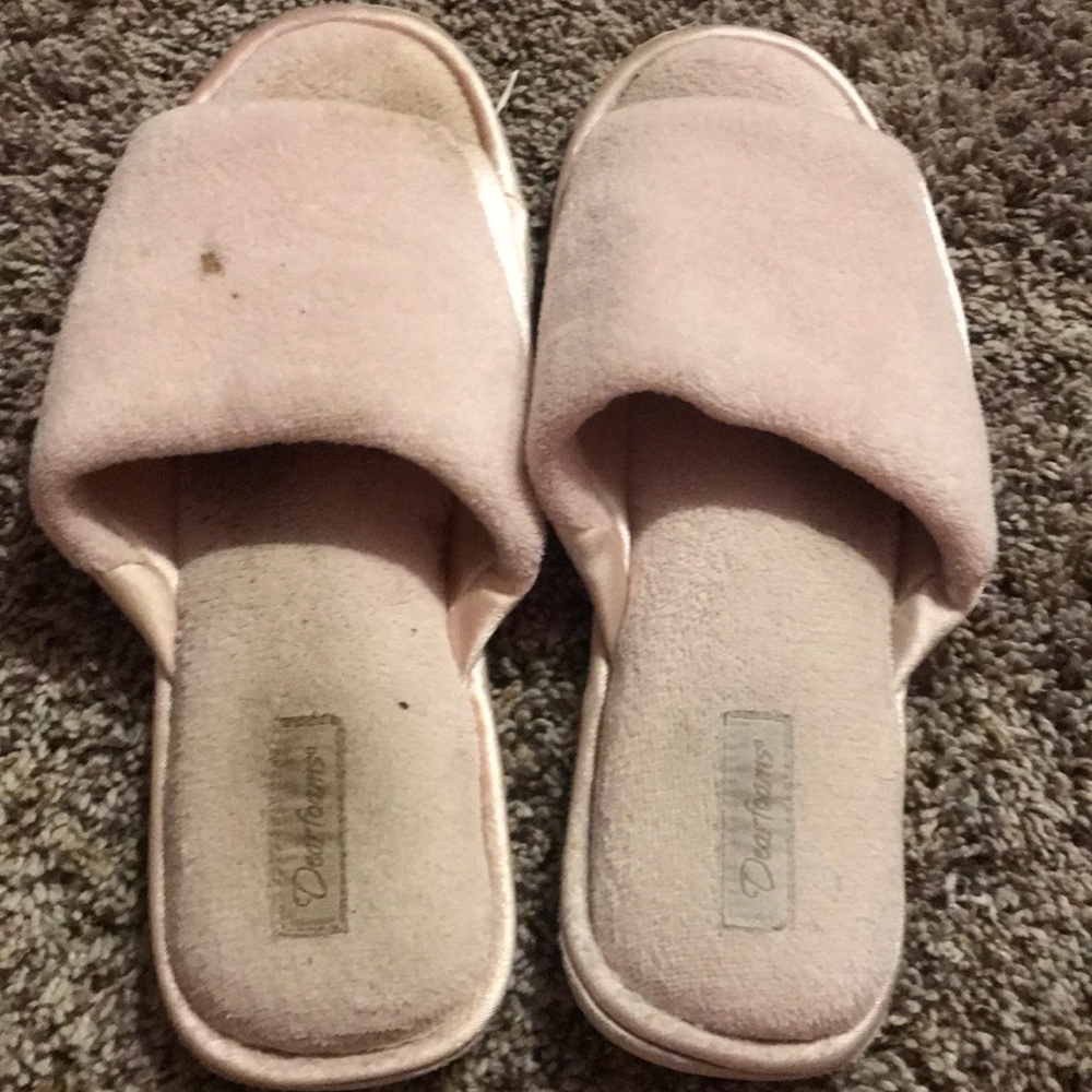 Pink slippers